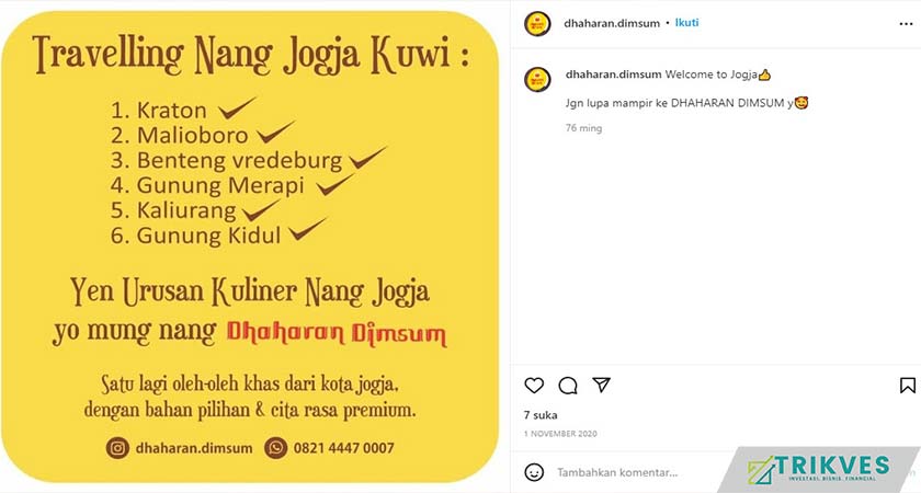 Contoh Iklan Bahasa Jawa Dimsum
