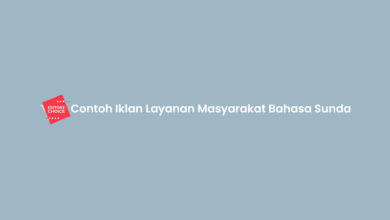 Contoh Iklan Layanan Masyarakat Bahasa Sunda